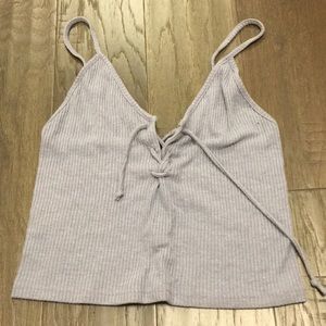 Periwinkle crop top